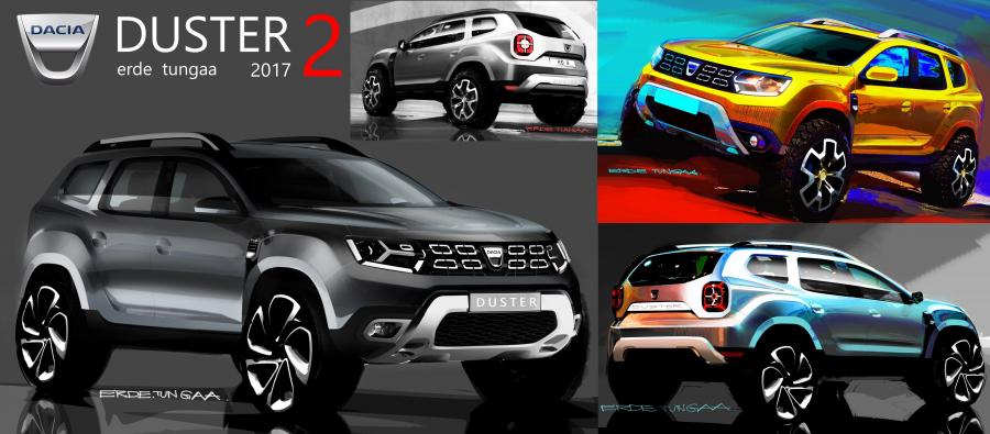 Эскиз Dacia Duster 2017 года  (WW) (фото 6 из 257)